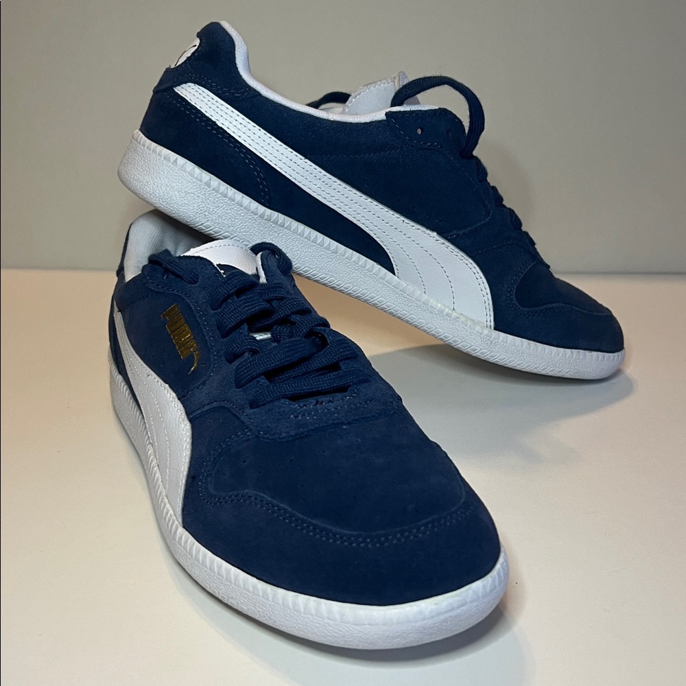 Puma Suede Icra Trainers Navy Mens Sz 9.5/Women’s Sz 11 Unisex Active Athleisure